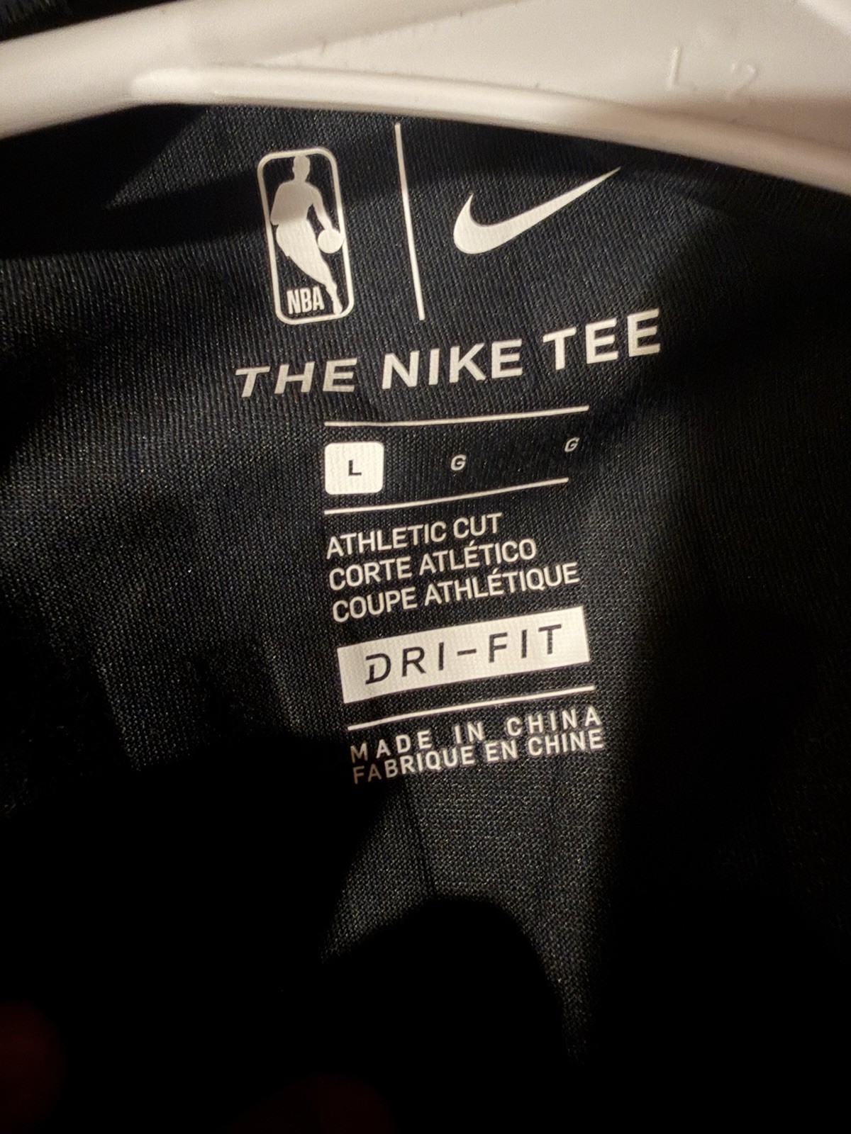 Nike Dri-FIT NBA Miami Heat Dwyane Wade City Edition Shirt Black Mens Size L