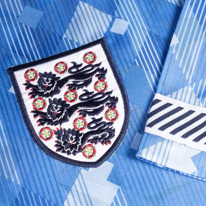 ENGLAND 1990 THIRD RETRO FOOTBALL SHIRT SOCCER JERSEY SCORE DRAW Small
