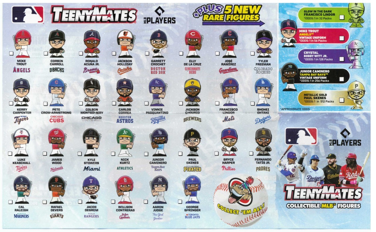 MLB Teenymates Series 13 2026 YOU PICK Favorite Player