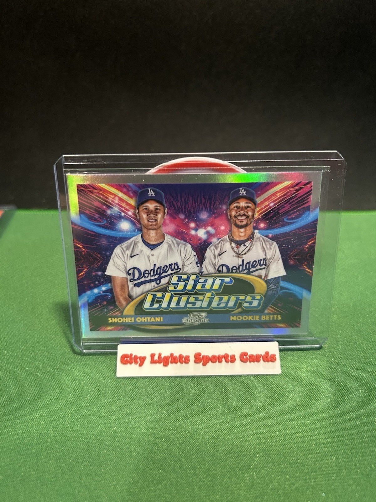 ⚾️ ‘25 Topps Chrome Cosmic Ohtani & Betts Star Clusters Dodgers DSC-4 ⚾️