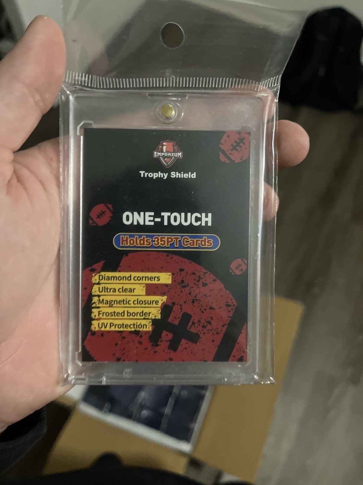 Pack of 5 – Magnetic One Touch Trading Card Holder (Ultra Pro Quality)