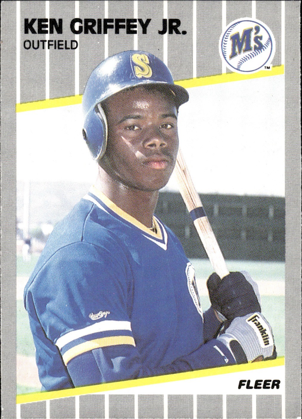 Ken Griffey Jr. Rookie 1989 Fleer #548 Seattle Mariners