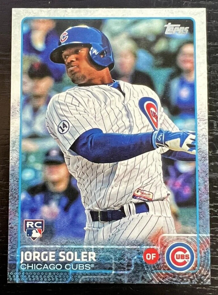 2015 Topps Factory Set Photo Variation # 108 JORGE SOLER RC Rookie Chicago Cubs