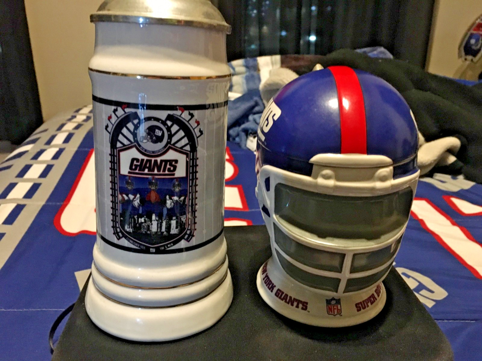 New York Giants Steins, Lot of 2, new, never used