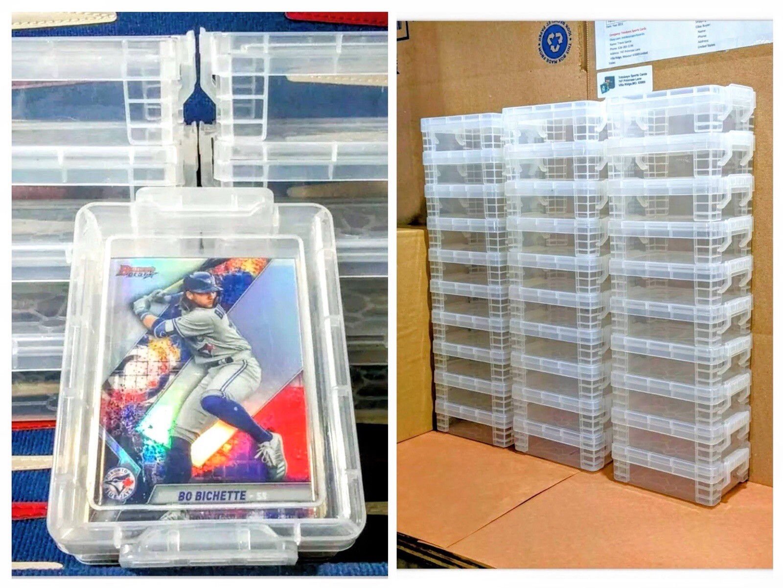 Card Storage Box – For Penny Sleeved Cards🏆 Stackable!