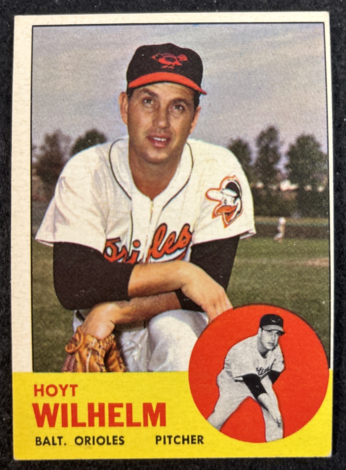 1963 TOPPS # 108 HOYT WILHELM EXMT OC C 7235