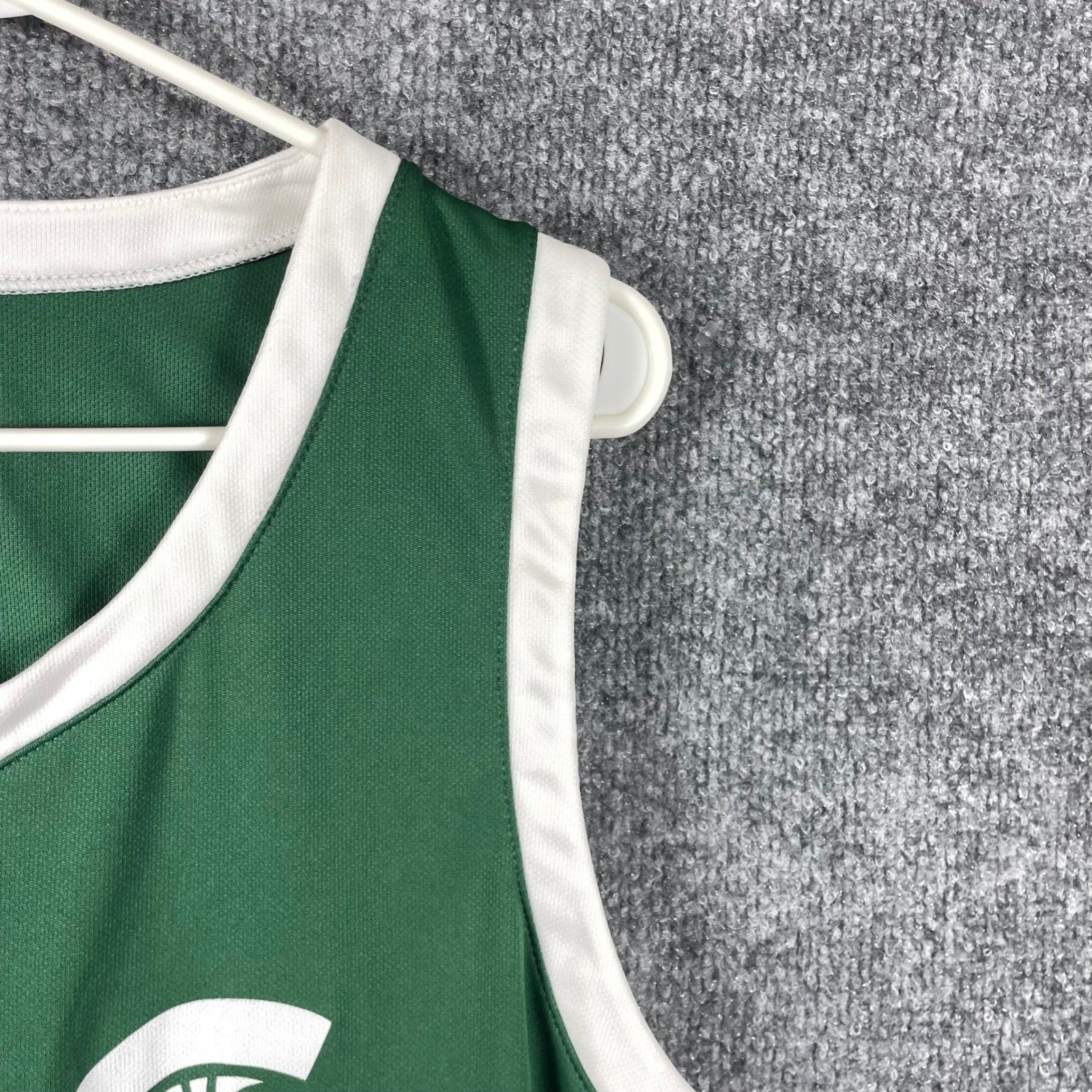 Nike Michigan State Spartans Jersey Mens Medium Green Labatt Blue Tank Summer