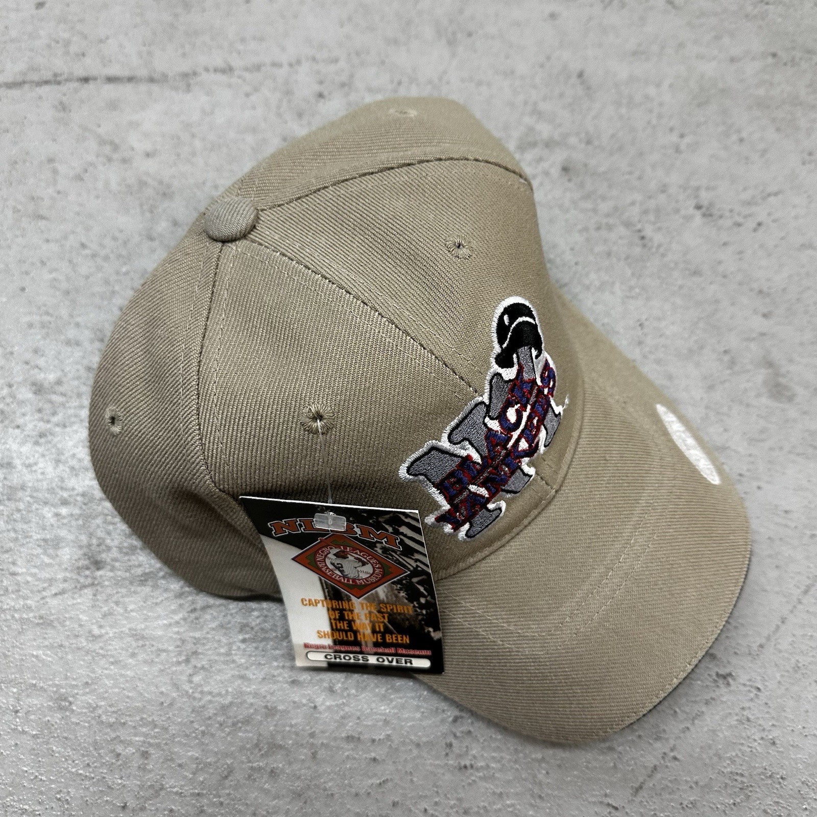 Vintage New York Black Yankees Hat Cap Negro League Y2K Deadstock Baseball 90s