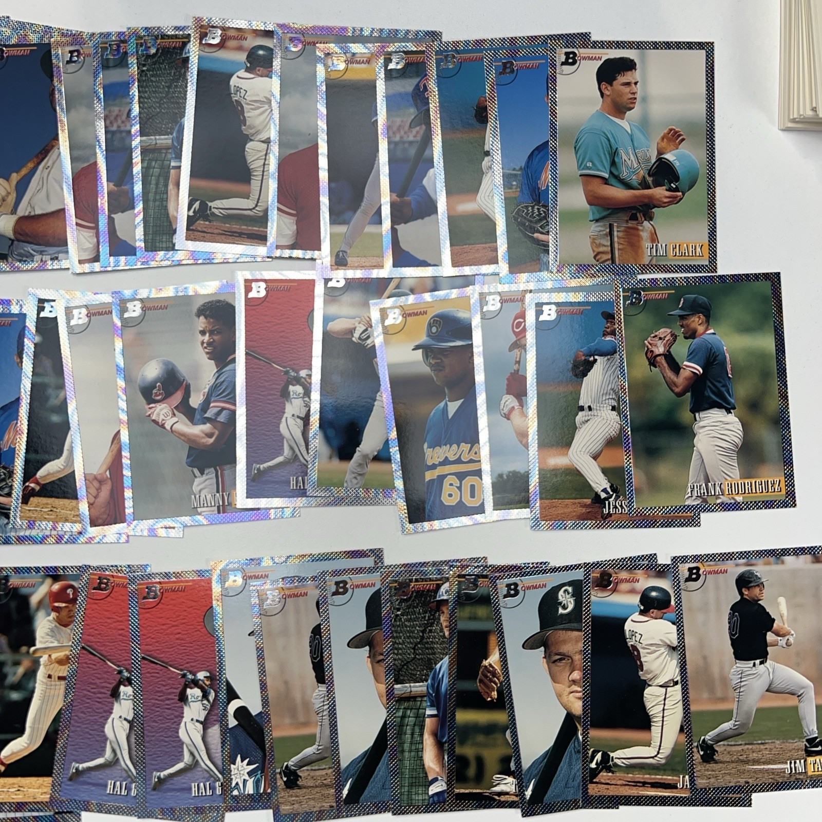 1993 BOWMAN BASEBALL LOT 1100+ CARDS WITH FOILS COMMONS SOME STARS