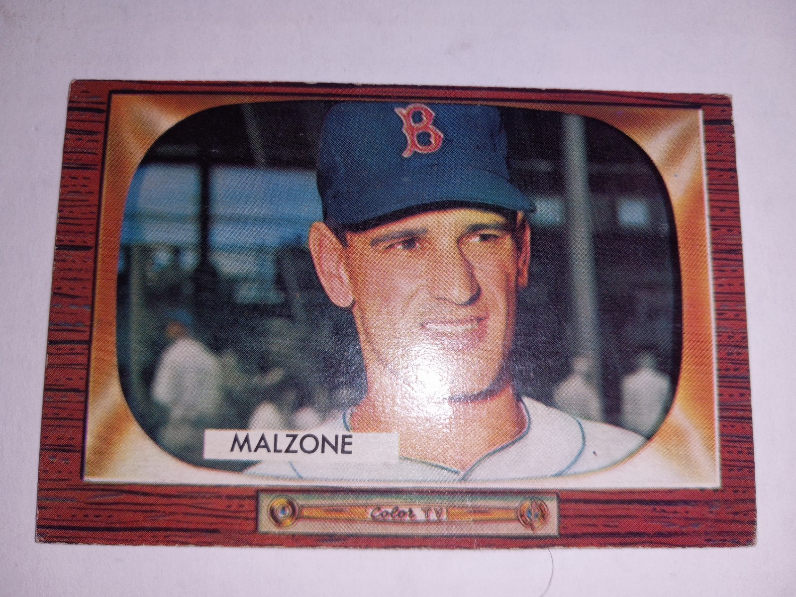 1955 Bowman #302 Frank Malzone VG Good RC Rookie Red Sox READ DESCRIPTION