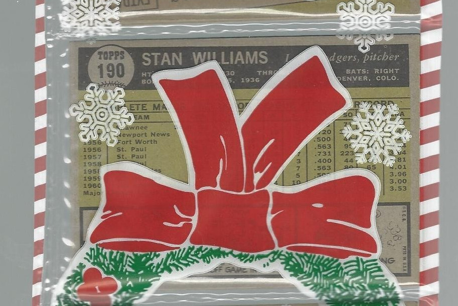1961 TOPPS Christmas RACK PACK W 1960 NL ERA LEADERS/POS MANTLE/MARIS/MAYS