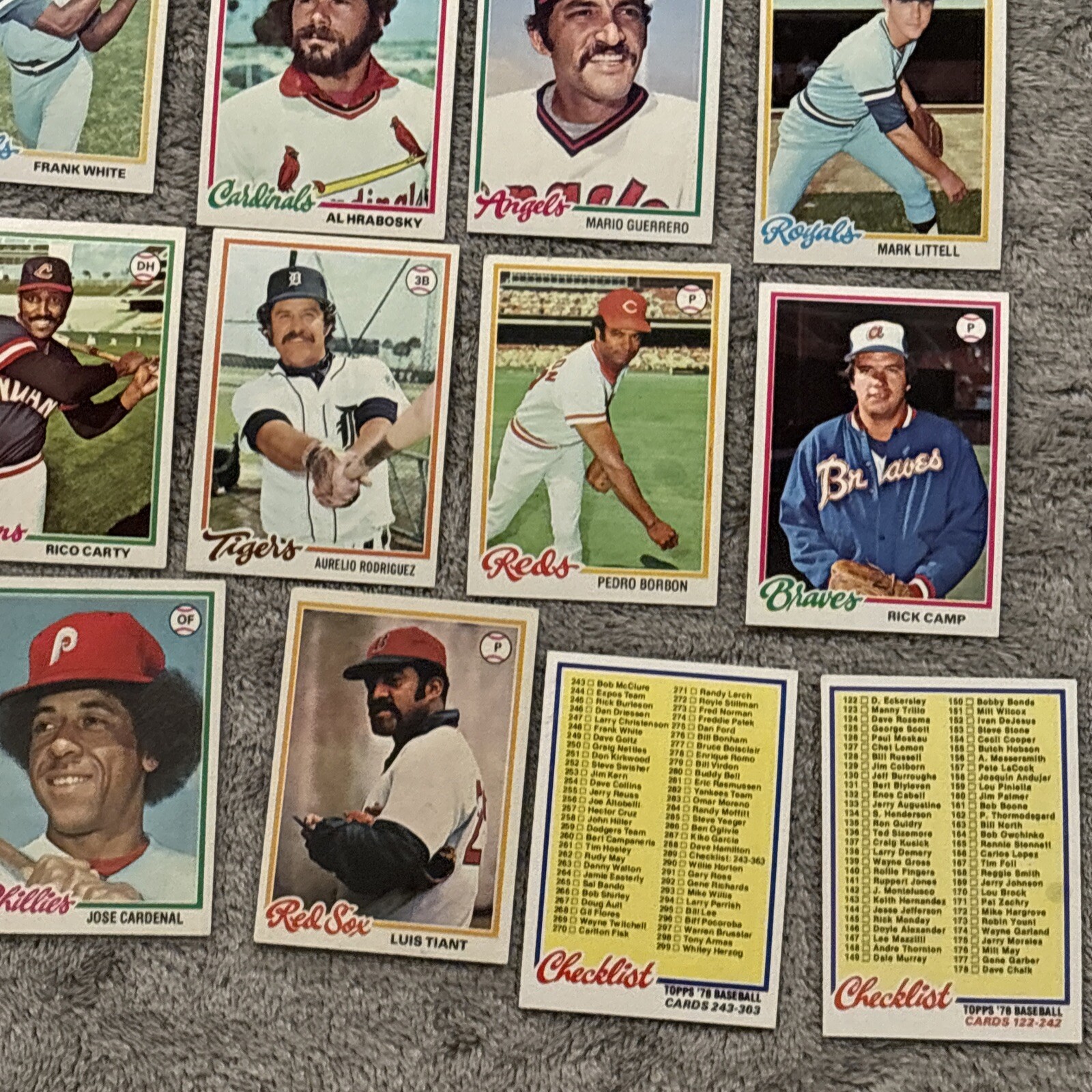 1978 Topps Baseball Card Singles #176-350 U Pick