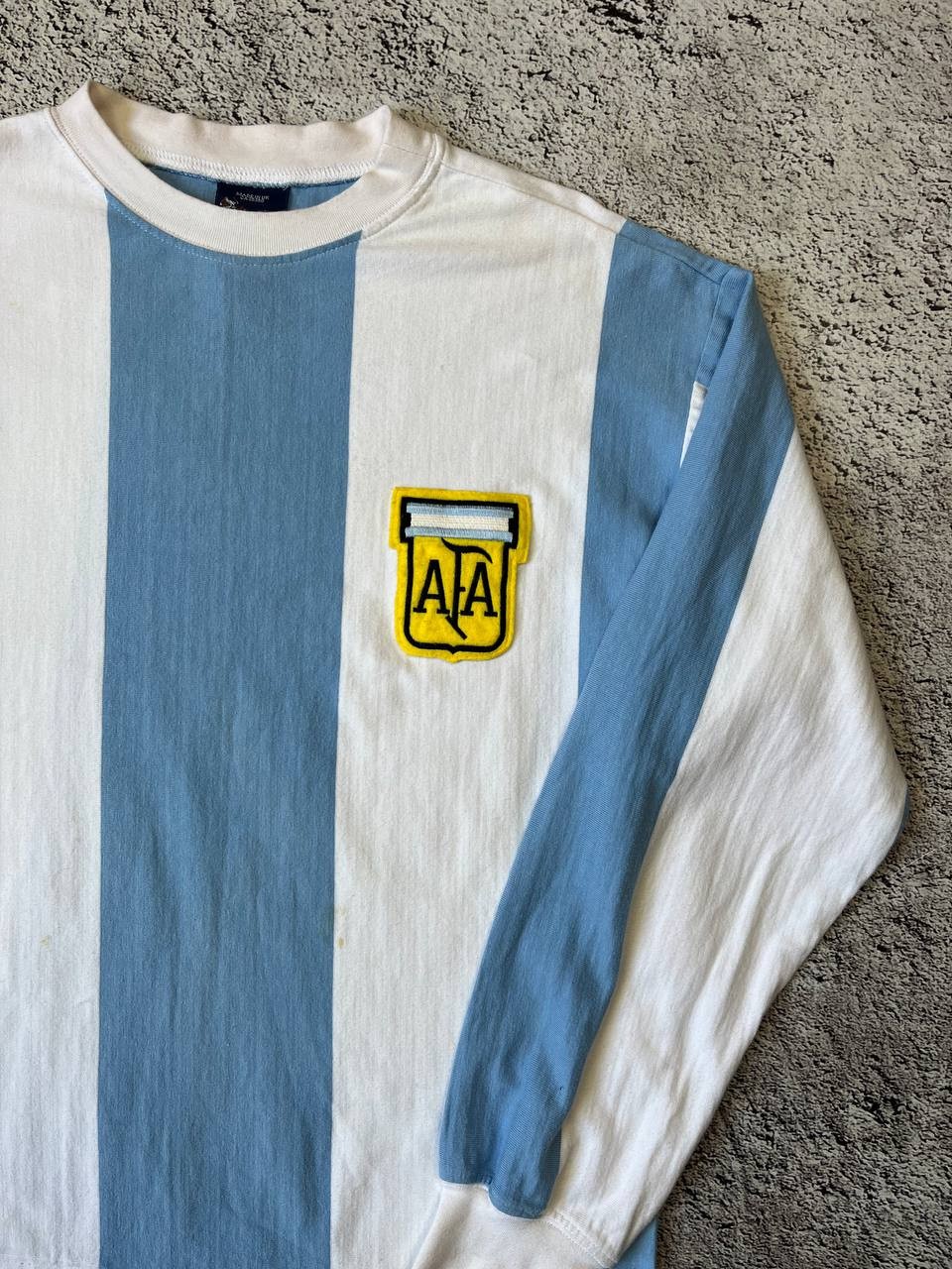 Argentina AFA Retro Football Shirt Long Sleeve Toffs Soccer Jersey Size S