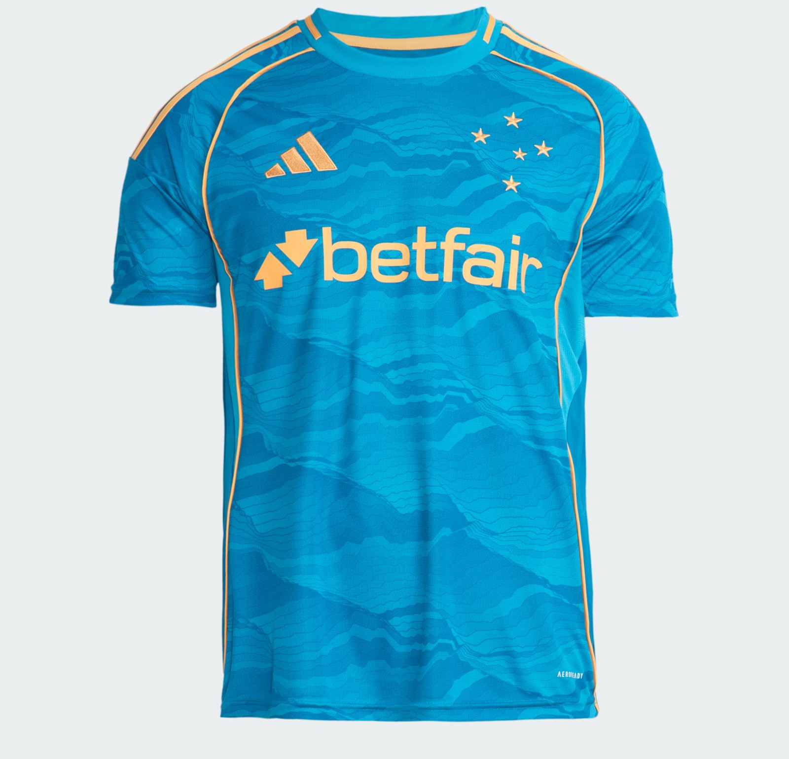 2025 2026 Cruzeiro EC Third Jersey Blue Gold Men Soccer Shirt Fan Kit Betfair