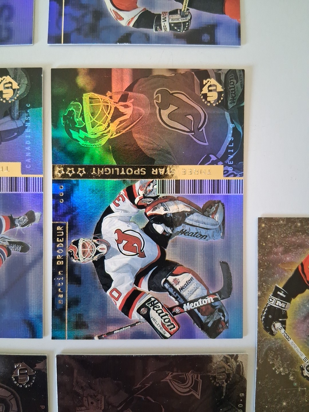 1998-99 Upper Deck UD3 Three Star Spotlight Hockey Card Lot