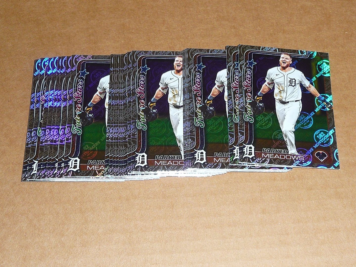 2025 Topps 582 MONTGOMERY CLUB FOIL LOT OF 30 CARDS PARKER MEADOWS TIGERS #576