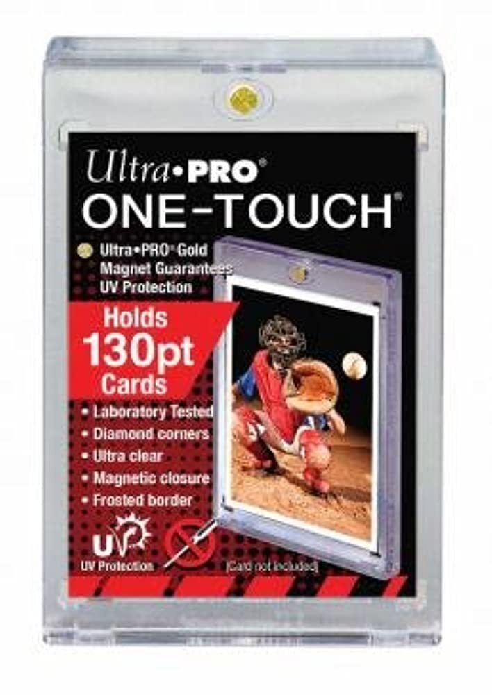 Ultra Clear Card Document Sleeve Magnetic One Touch Design Frosted Corners