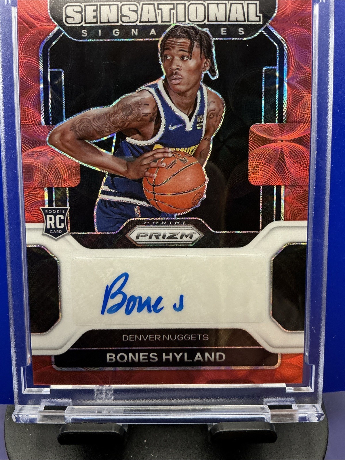 2021 Prizm BONES HYLAND Rookie Red Sensational Signatures Choice Auto RC