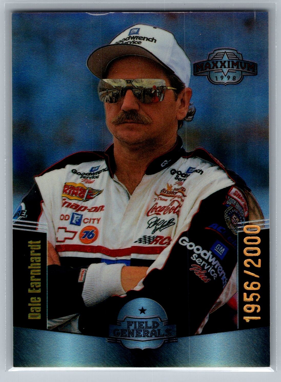 1998 Upper Deck Maxximum – Field Generals Dale Earnhardt #*10 One Star /2000