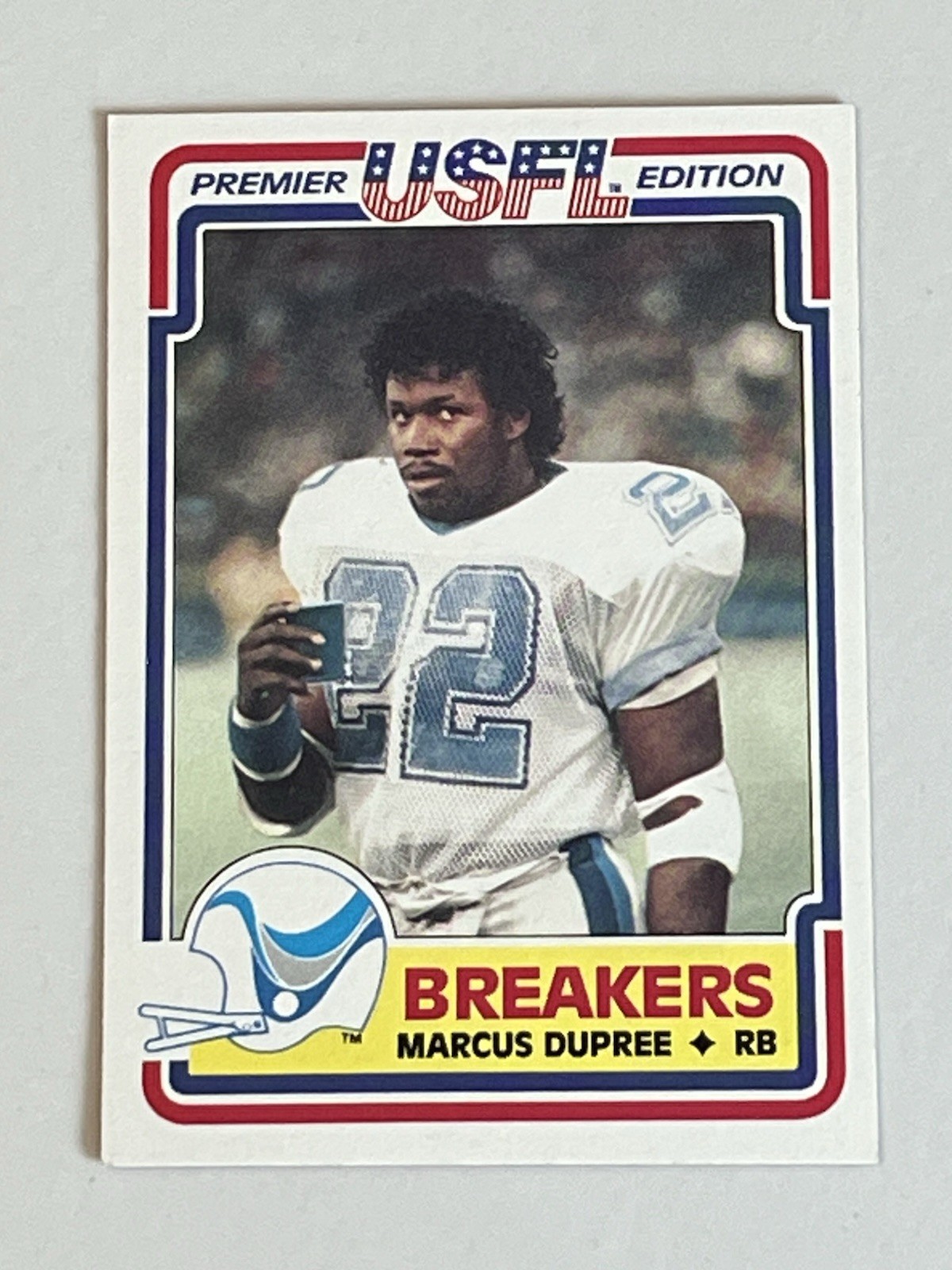 1984 Topps USFL #76 Marcus Dupree XRC New Orleans Breakers