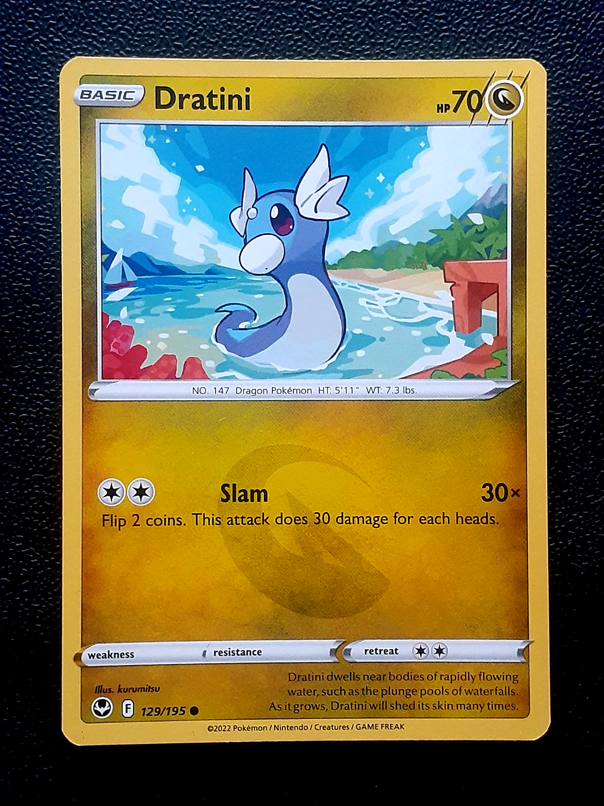 DRATINI 2022 POKEMON GO TRADING CARD GAME #129/195 90900