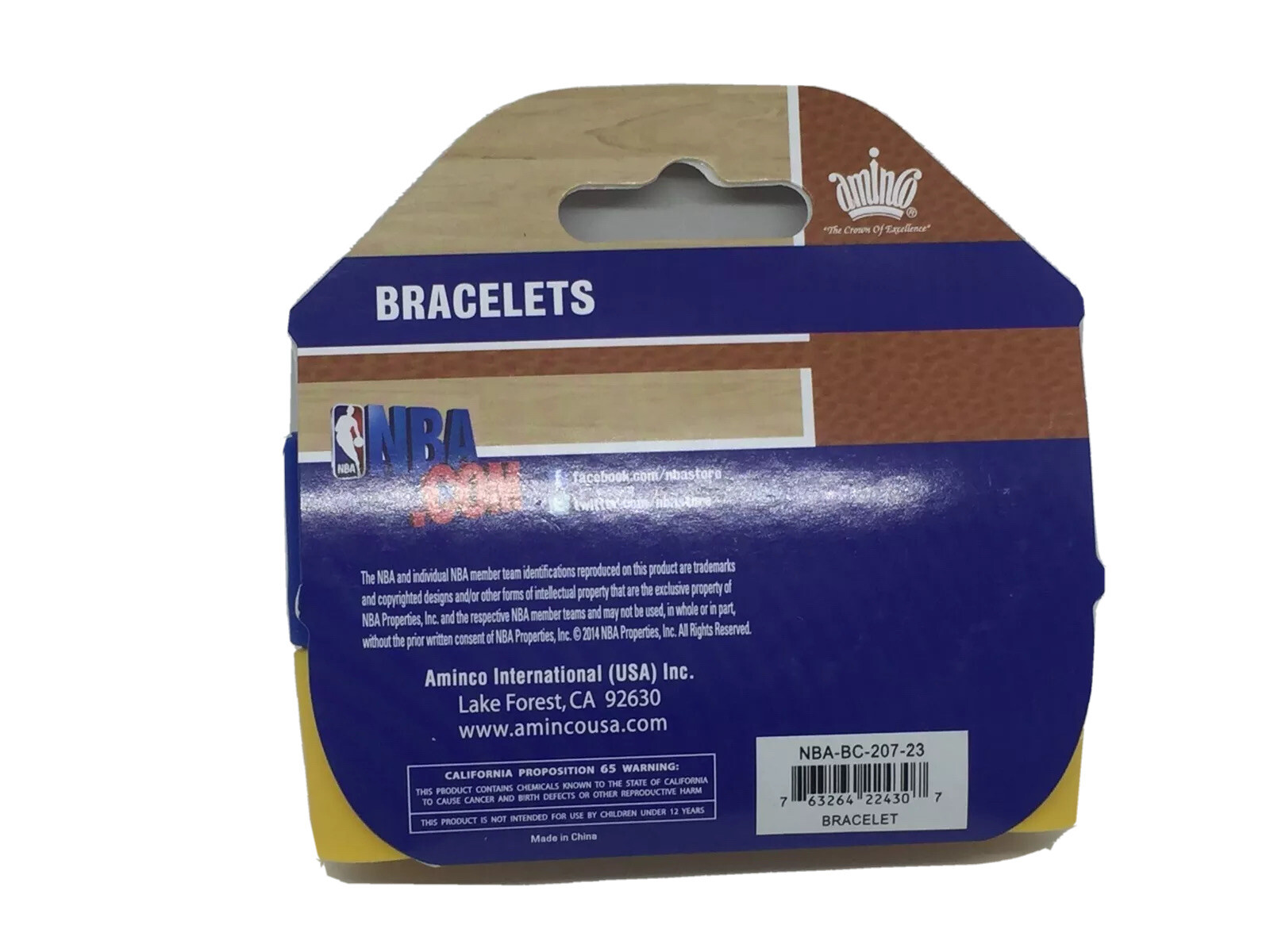 NBA Golden State Warriors Rubber Silicon Bracelet Wristband 2-Pack