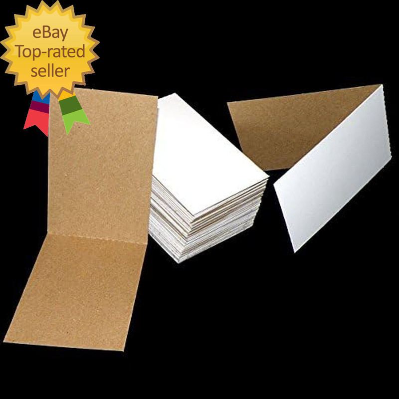 120 Cardboard Sleeves Folded Flat Vending 3″ X 4.5″ Sports Card Folders Mail Shi
