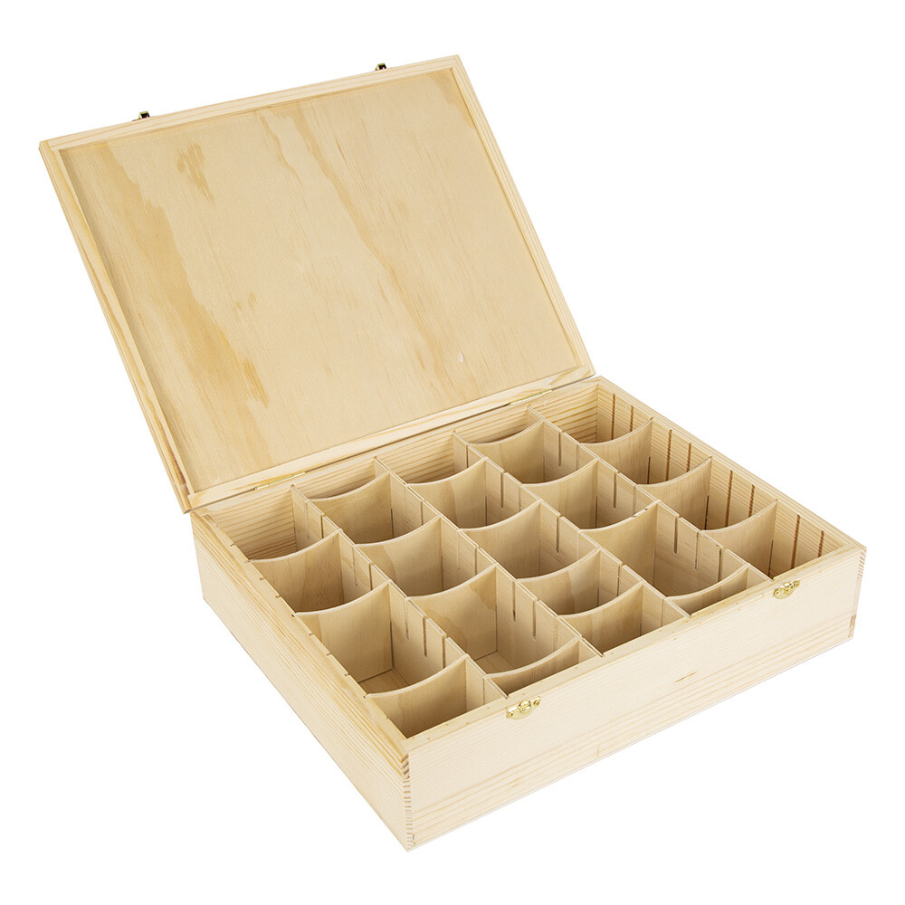 US Sports Trading Card Wood Storage Box Game Card Divider Case Collection Holder