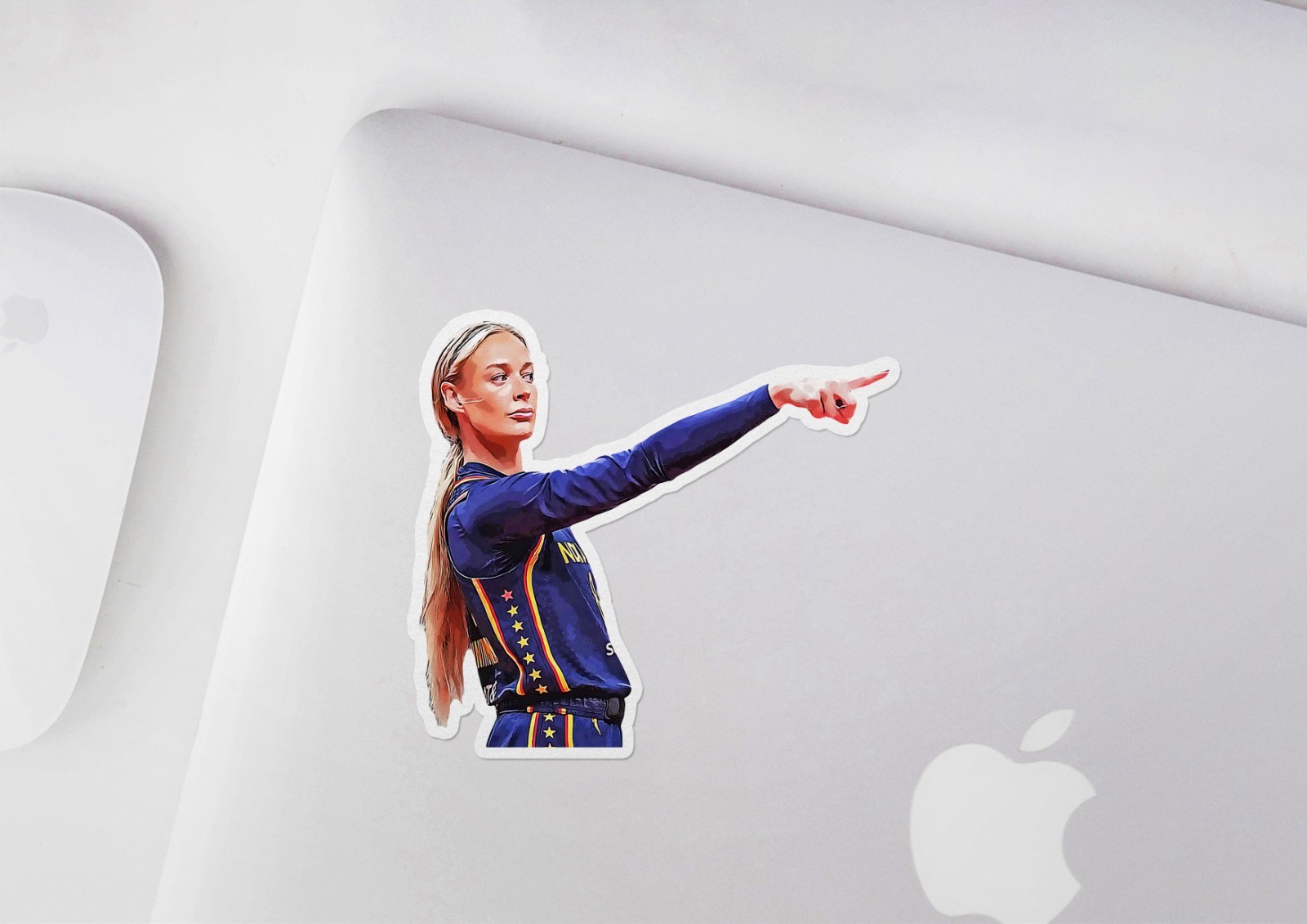 Sophie Cunningham Indiana Fever Basketball Sticker Decal–Glossy Waterproof Vinyl