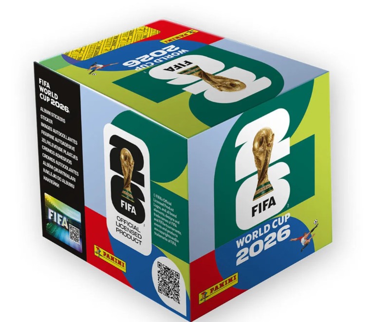 2026 Panini World Cup 50 Sticker Pack Box | 350 Stickers |