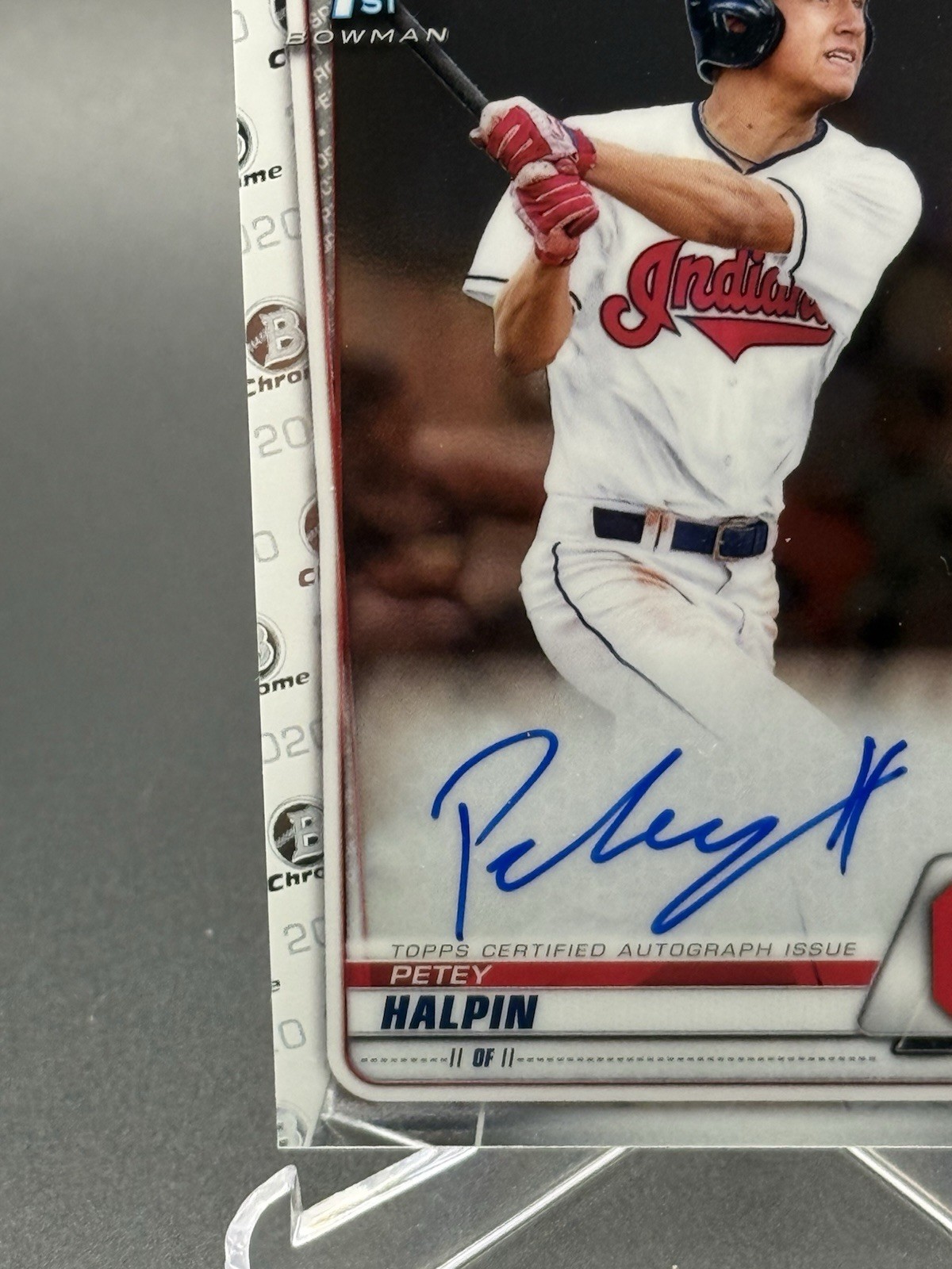 2020 Bowman Draft PETEY HALPIN 1st Chrome Auto CDA-PH – Guardians
