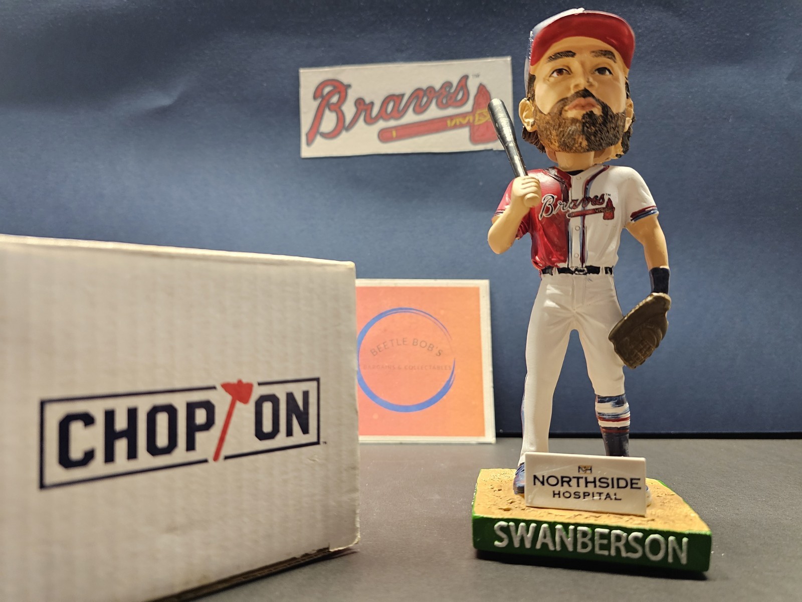 Dansby Swanson & Charlie Culberson Atlanta Braves MLB 2019 SGA Bobblehead NIB