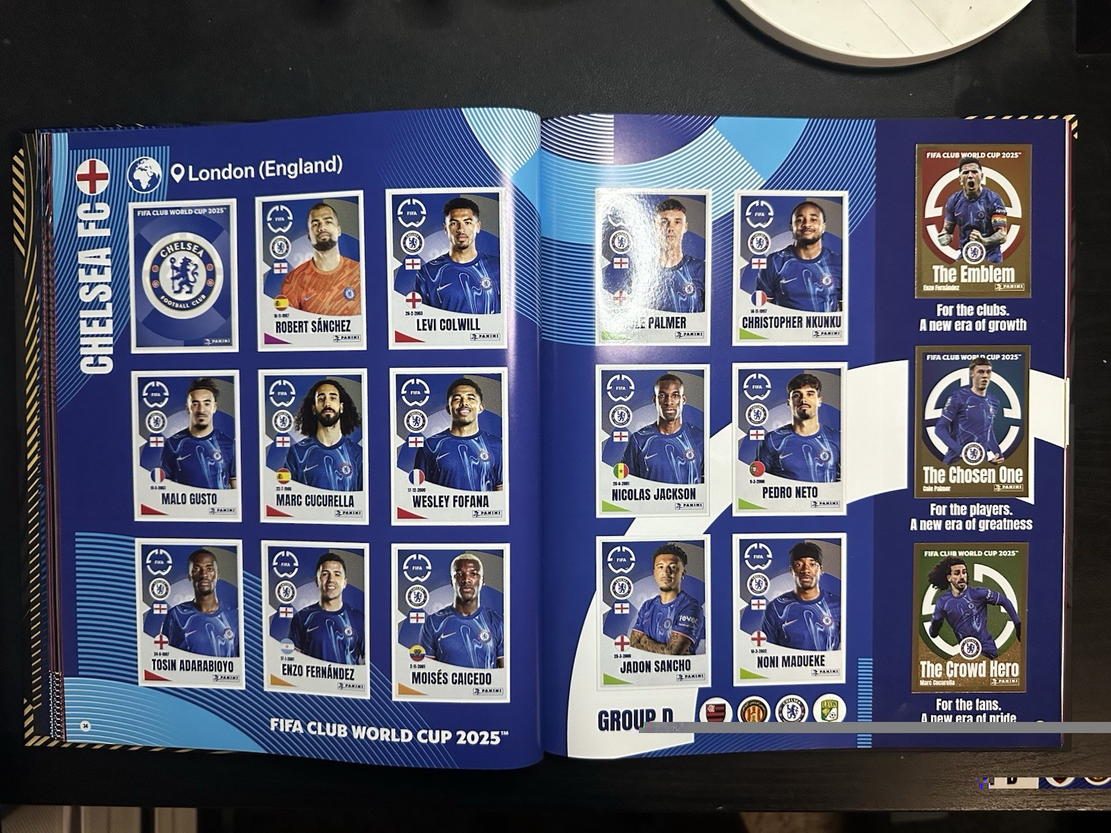 Panini FIFA Club World Cup 2025 Sticker Album Completed