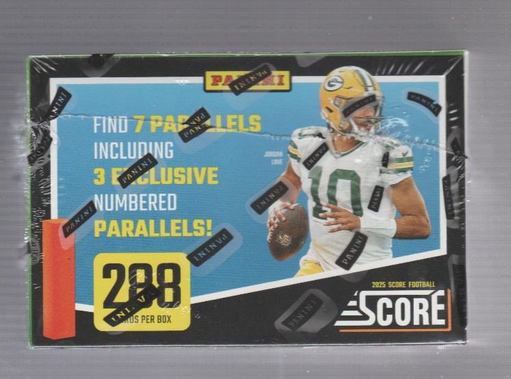 2025 PANINI SCORE FOOTBALL NFL FACTORY SEALED RETAIL BOX – 288 CARDS PER BOX