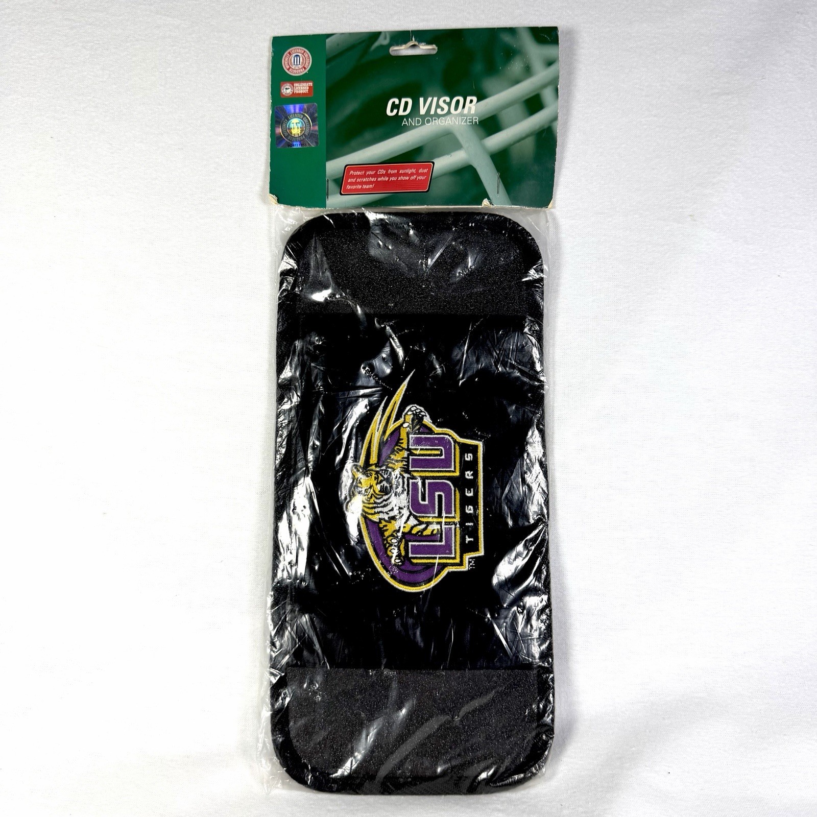 LSU Tigers CD Car Visor Organizer Promark 12 CD Capacity Compact Disc Licensed