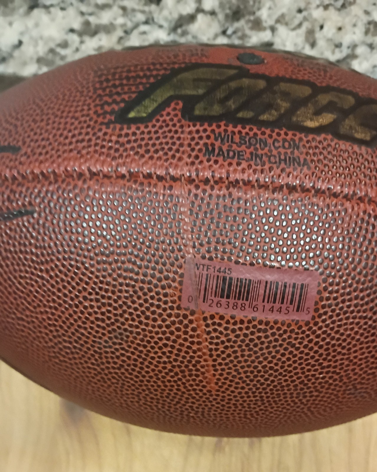 NFL Wilson Force Super Grip Football WTF 1445