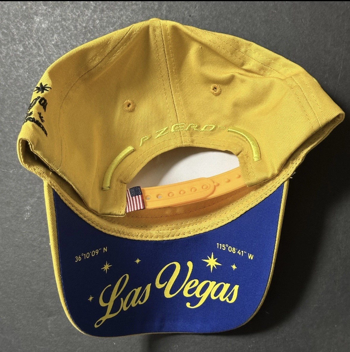 Pirelli Motorsport Unisex Adult’s 2025 Las Vegas Podium Cap WR4 Gold One Size