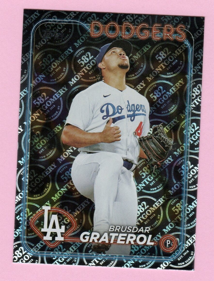 2024 Topps 582 Montgomery Club #225 Brusdar Graterol Los Angeles Dodgers