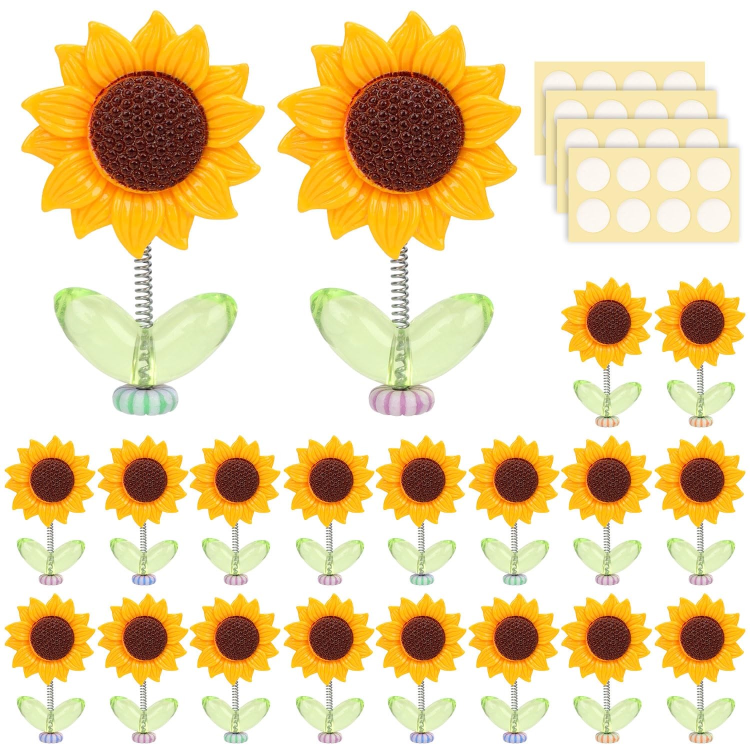 NQEUEPN 20pcs Sunflower Car 2.12×1.18 inches, as shown in the picture