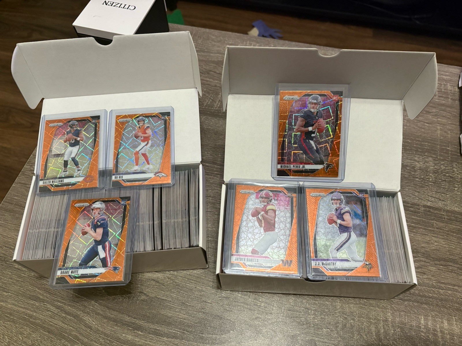 2024 Prizm Orange Lazer Football Complete Set 1-400 Rookies And Vets.