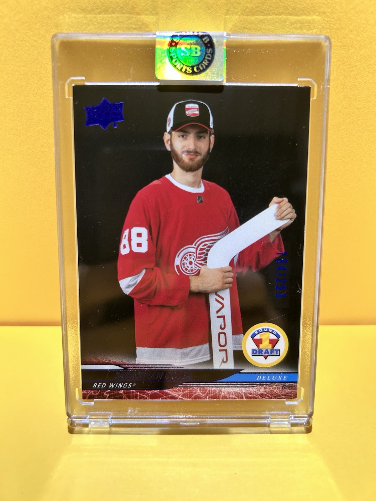 2024-25 Upper Deck Extended Series Sebastian Cossa #736 DELUXE 184/250 Draft SP