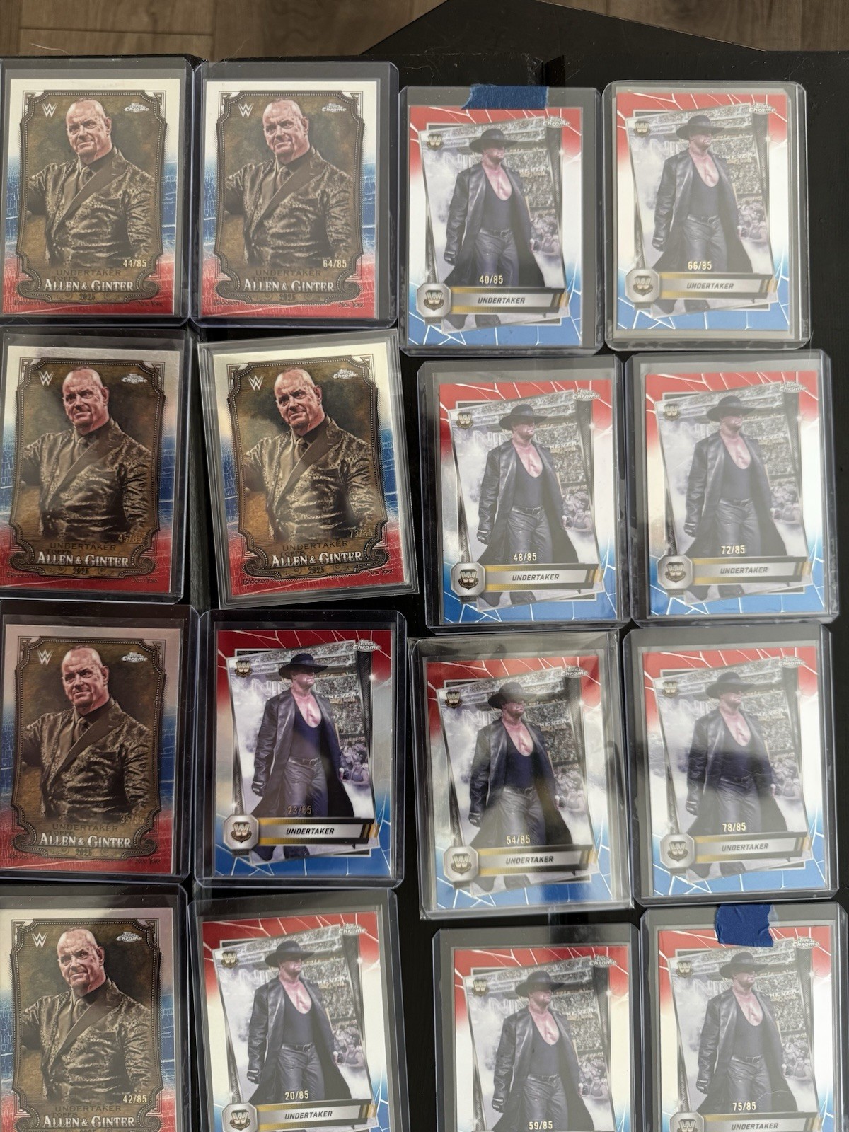 WWE Undertaker 2025 Topps Chrome 108 Card Serial Lot FT #/85/99/150/175/199￼