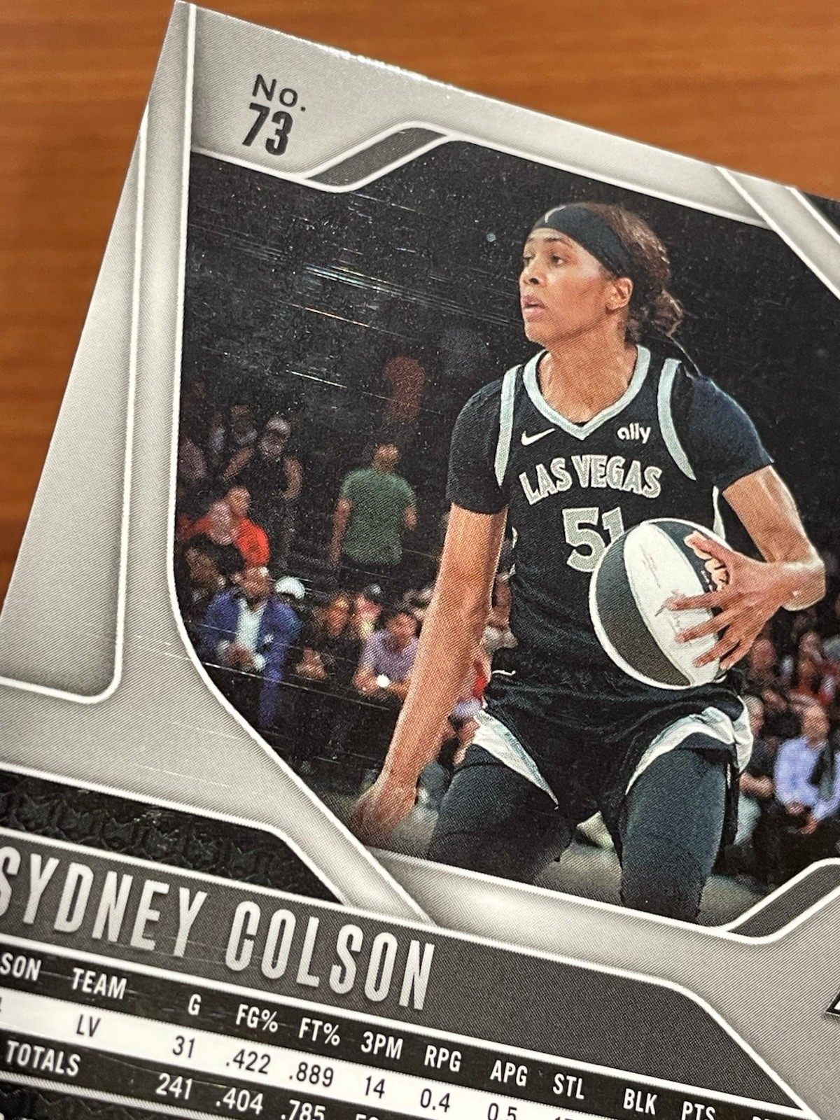 Sydney Colson 2024 Panini Prizm WNBA #73 Green Las Vegas Aces a1