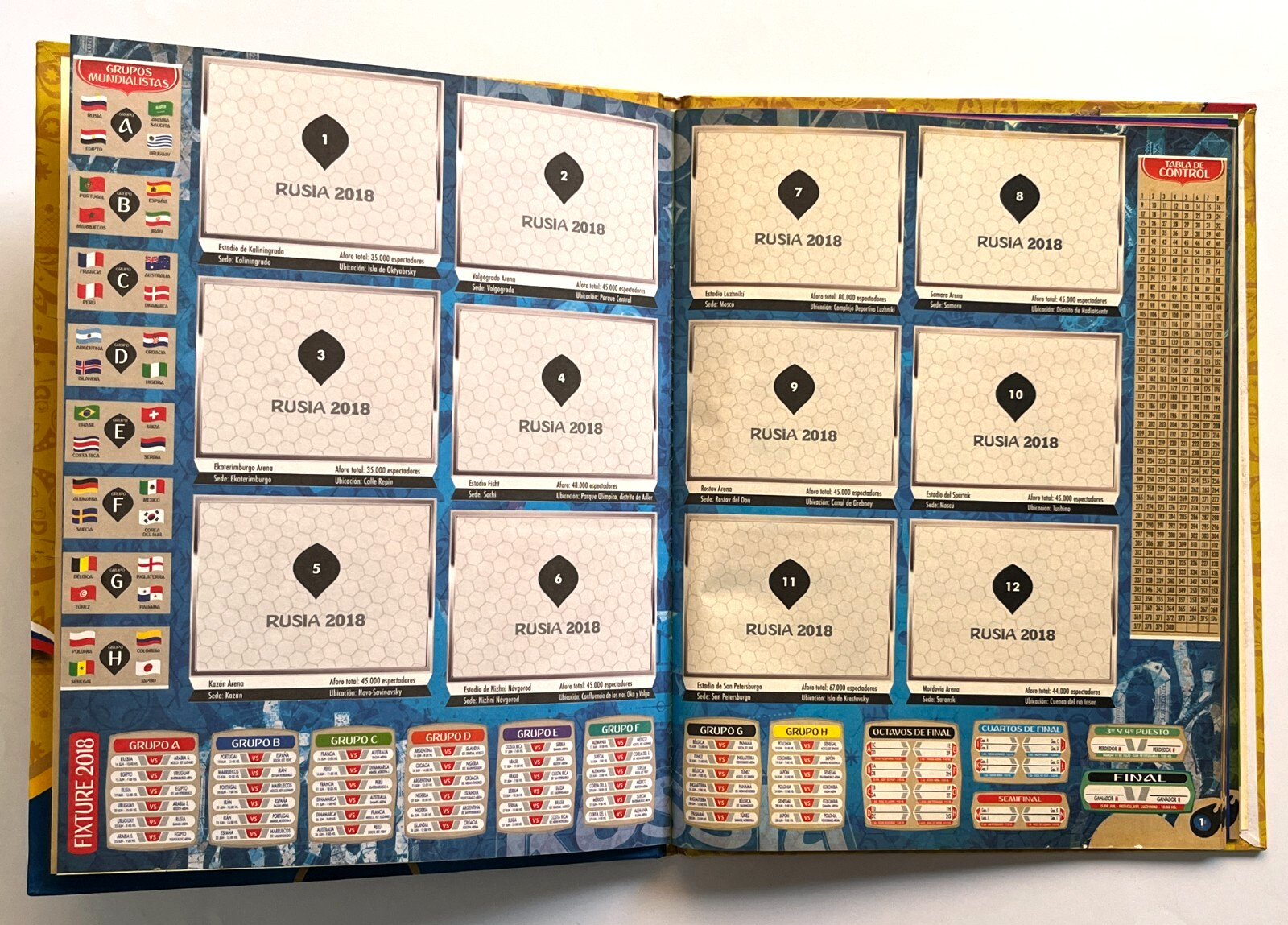 2018 WORLD CUP RUSSIA Album Hardcover Gold Edition + Full Set 380/380 Peru MESSI