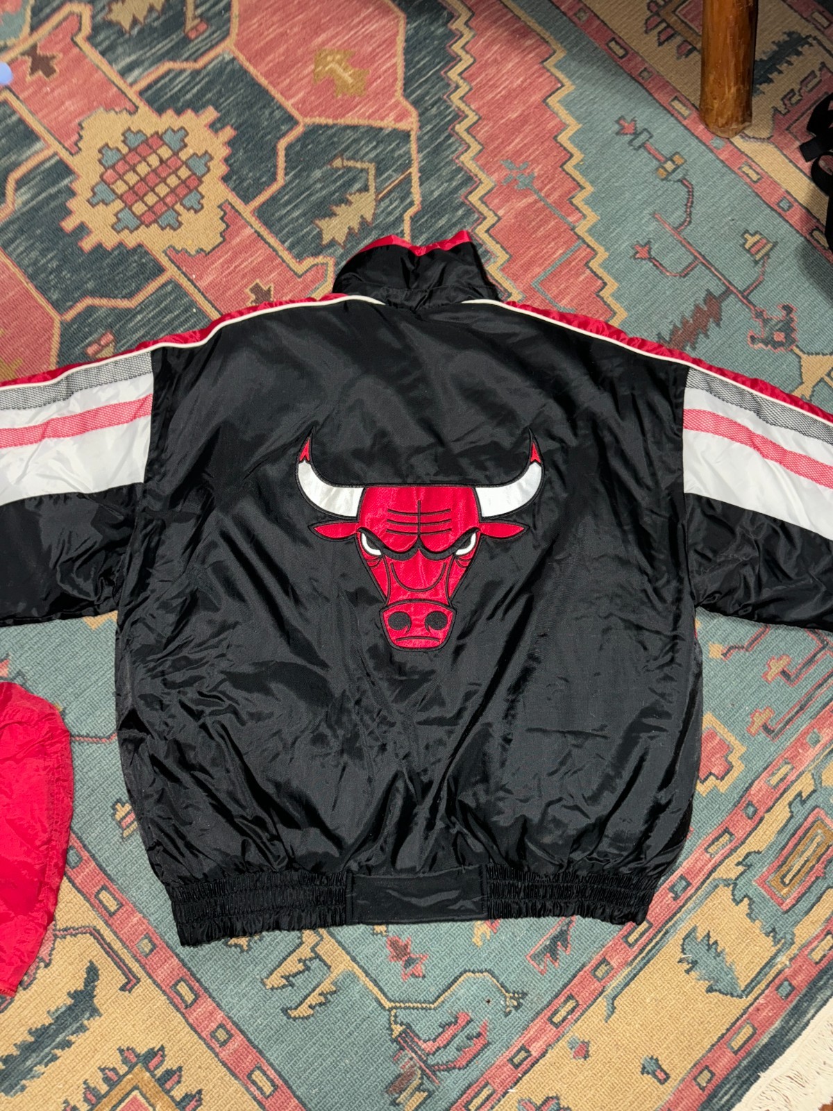 Vintage Pro player NBA Chicago Bulls Reversible Puffer Jacket Men Size XL