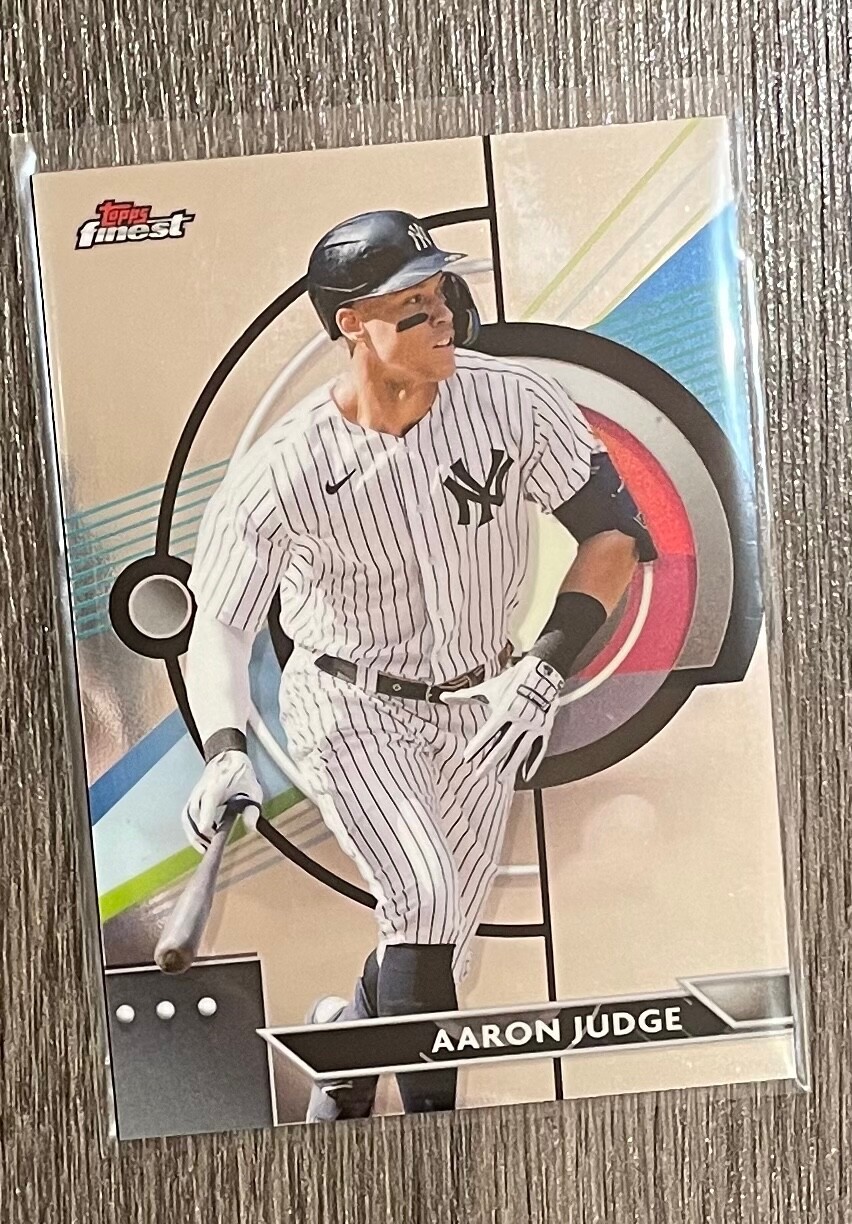 Aaron Judge – 2023 Topps Finest – Chrome Base #1 – NY Yankees
