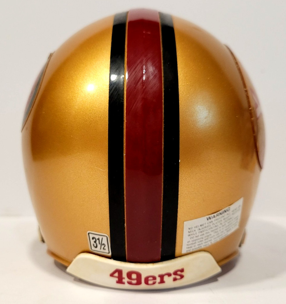 Steve Young San Francisco 49ers Sportacular Art 3.5 in Mini Helmet w/ Box