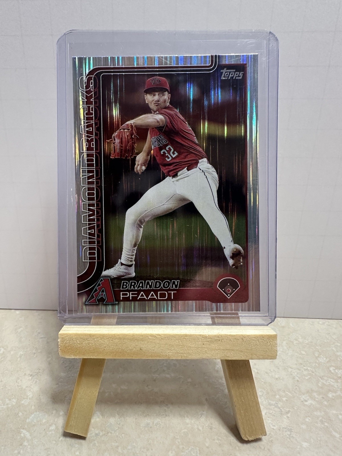2025 Topps Series 1 BRANDON PFAADT Tinsel Parallel #182