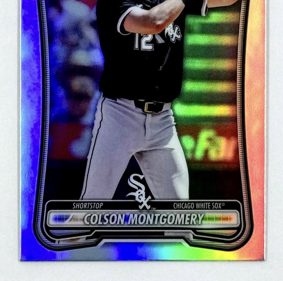 2026 Bowman Baseball Colson Montgomery #68 Rookie Red Logo Variation SSP