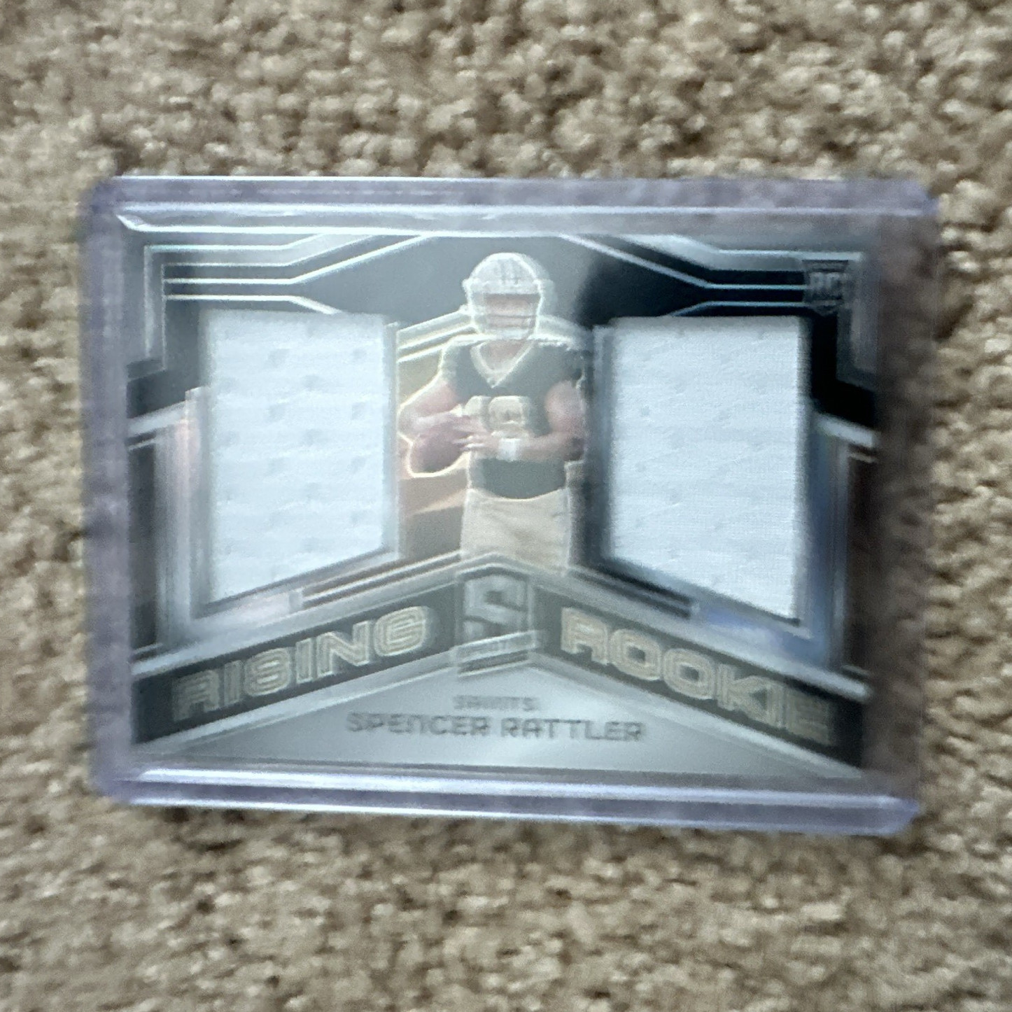 Panini Rising Rookie Materials – Spencer Rattler Saints #RRM-SR 1/1 Rookie